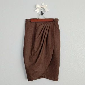 NWOT Michael Kors wool tulip skirt